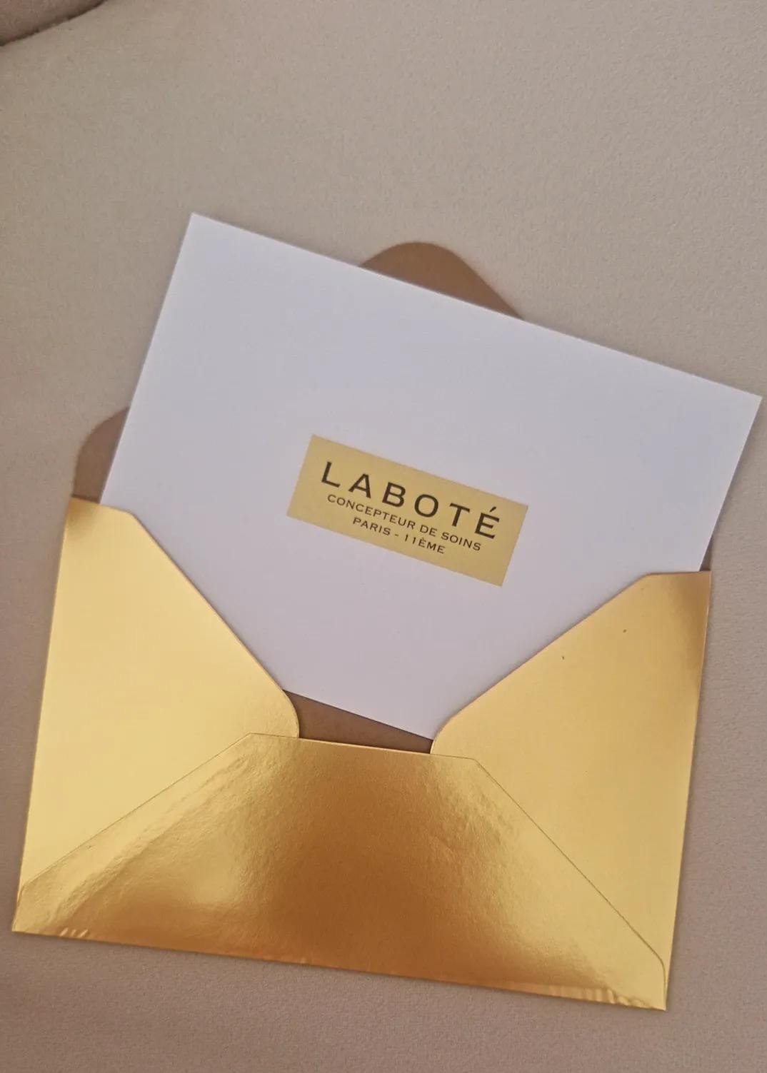 Bon cadeau Laboté partenaire institut